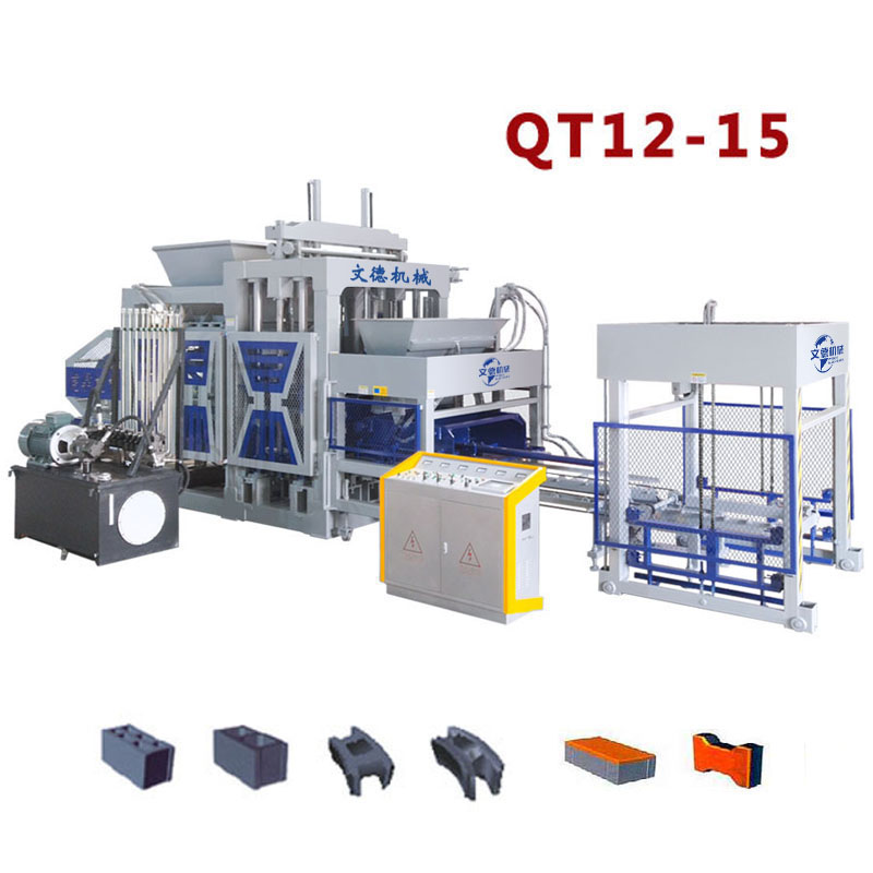 QT12-15全自動植草磚機 護坡磚機